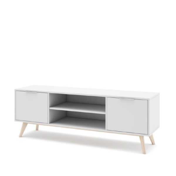 Rack Campus 2 puertas y 2 estantes blanco