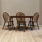Juego de comedor Windsor rectangular 120cm