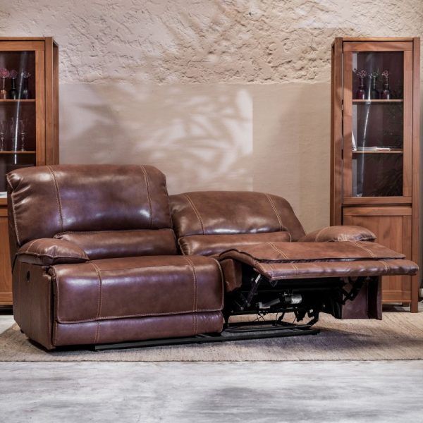 Sillon reclinable cuero Dobson 2 cuerpos - Imagen 2