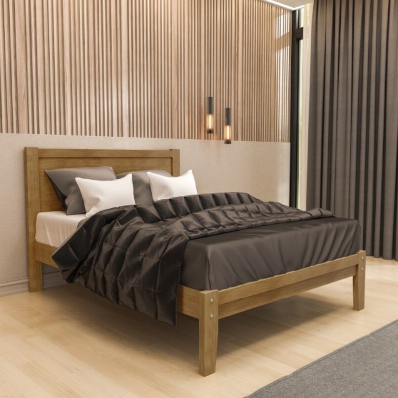 Cama 1.40 Prata