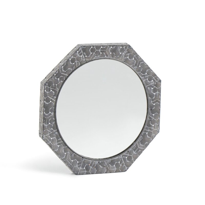 Espejo Octagonal en Metal