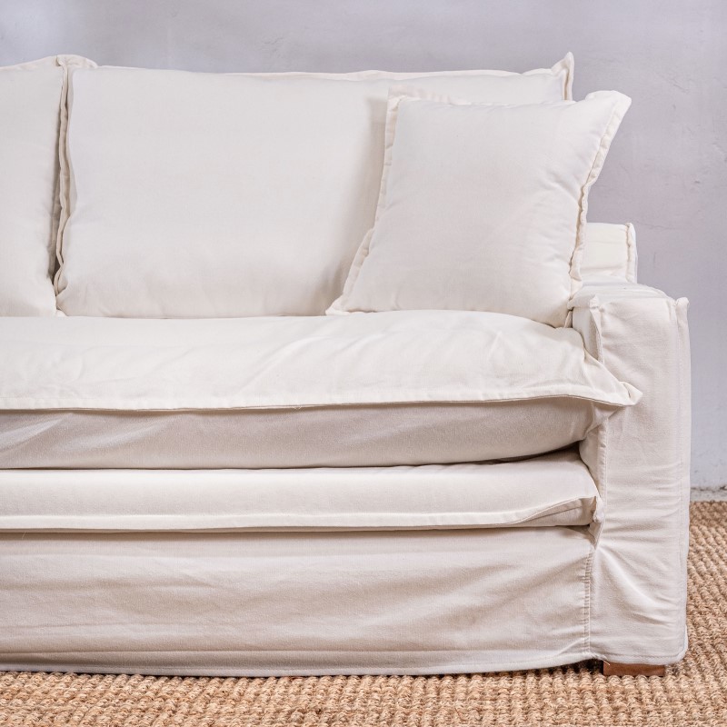 Sillón Tessa 3 Cuerpos Blanco - Imagen 2